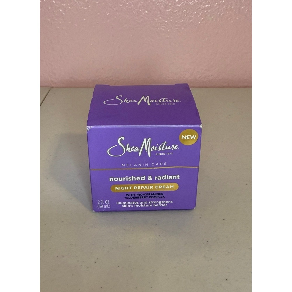 SheaMoisture Melanin Care Nourished & Radiant Night Repair Cream Pro-Ceramides
